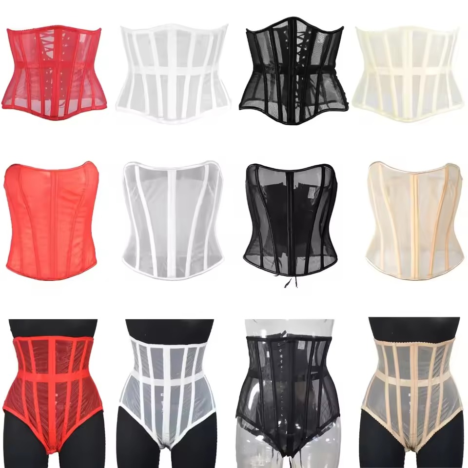 耐久性のあるポリエステル製フィッシュボーンストリップ、コルセ - Evening Gown のレビューと価格
