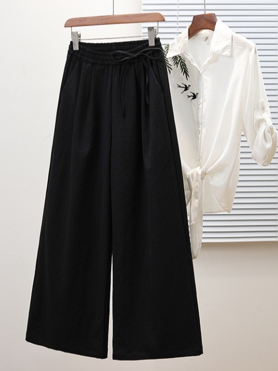 カジュアル仕立てのワイドレッグパンツ女性プラスサイズ弾性スト - Tailored Trouser Wide のレビューと価格