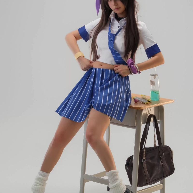 ナガコスプレ衣装 JK 制服ネイビーブレザープリーツスカート - Womens Blazer のレビューと価格