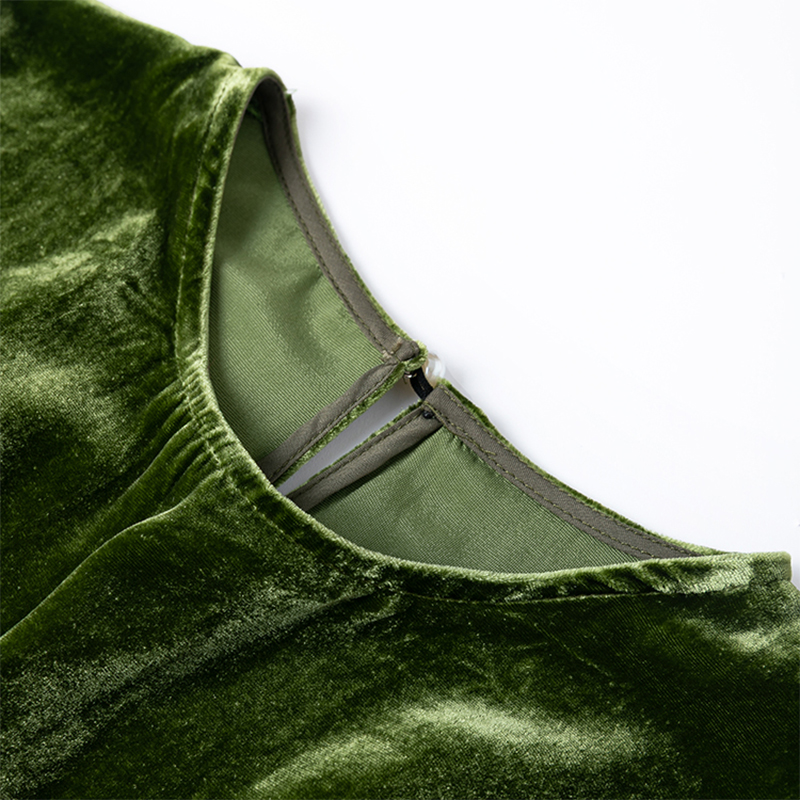 女性用シルクベルベットブラウス 100% マルベリーシルク裏 - Silk Blouse のレビューと価格
