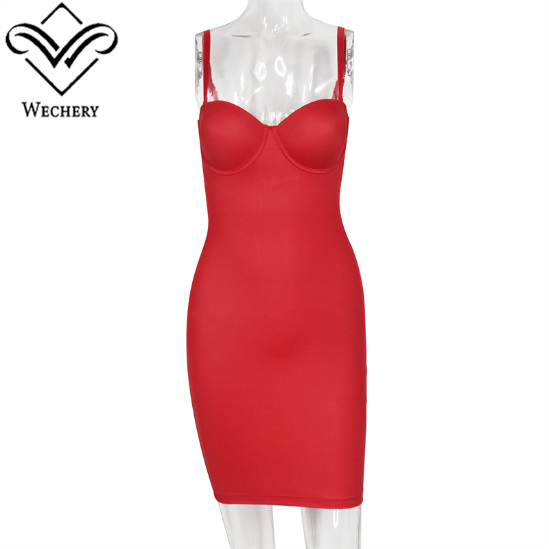 Wechery レッドドレス女性のための痩身シェイプウェアス - Women'S Red Formal Wear のレビューと価格